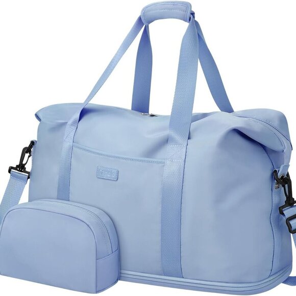 Expandable Travel Duffle Bags Weekender Overnight Bags for Women Men Hospital Ba